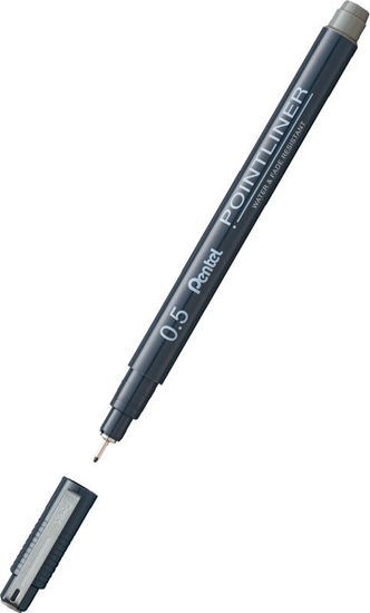 Picture of Pentel Cienkopis Pentel PointLiner 0.5mm szary, SZARY