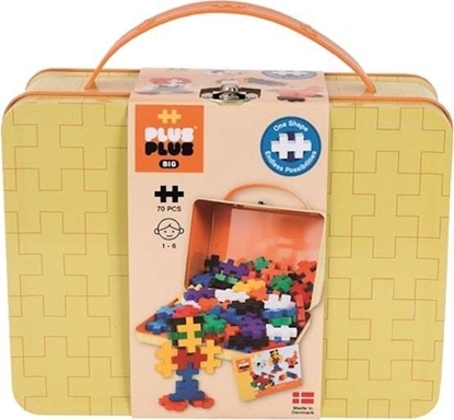 Изображение Plus Plus Klocki Plus Plus Big Basic Metalowa Walizka 70 elementów