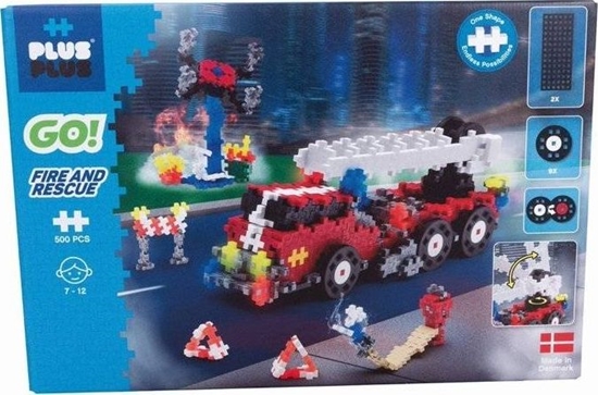 Изображение Plus Plus Plus-Plus GO! , Mini Mix 500 szt. Wóz straacki