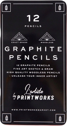 Picture of Printworks Printworks Color Pencils Graphite12 pcs