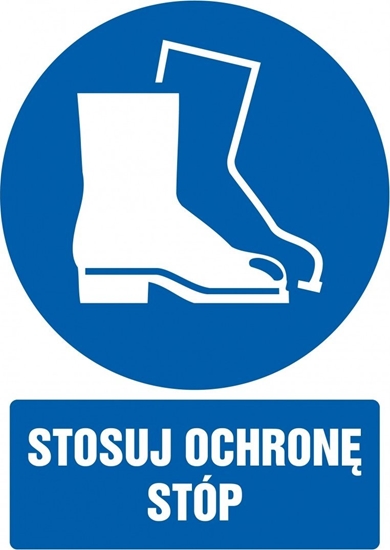 Picture of PROCERA Znak TDC, Stosuj ochron stóp