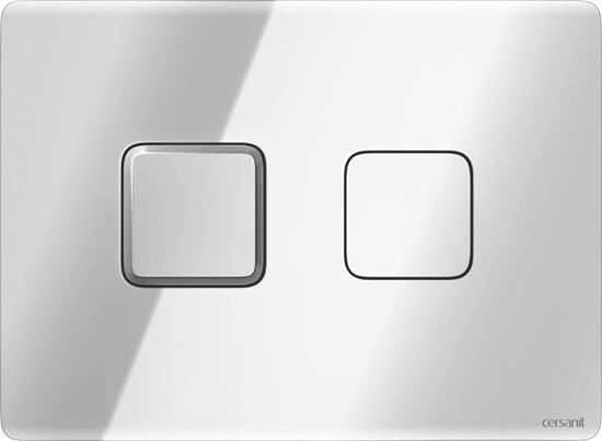 Изображение Przycisk spukujcy Cersanit Accento do WC chrom poysk (S97-057)