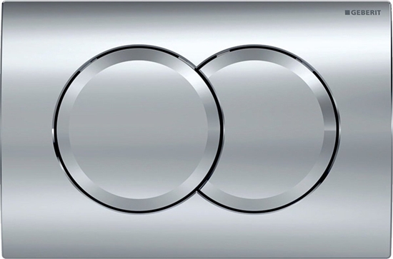 Изображение Przycisk spukujcy Geberit Delta 01 do WC chrom poysk (115.107.21.1)