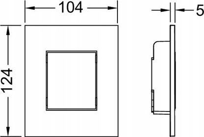Изображение Przycisk spukujcy Sanplast PRZYCISK SP.DO PIS.TECENOW BIAY