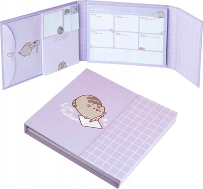 Picture of Pusheen Pusheen - Planner tygodniowy z karteczkami samoprzylepnymi z kolekcji Moments (19,3 x 16,5 cm)