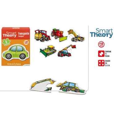 Изображение Puzle komplekts Transports Smart Theory (15el.) 18 m+ CB37673