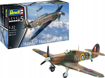 Attēls no Revell Model plastikowy Samolot Hawker Hurricane MK IIB 1/32