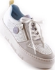 Picture of Rieker Komfortowe póbuty sportowe damskie biae aurowe Rieker M1905-80 40