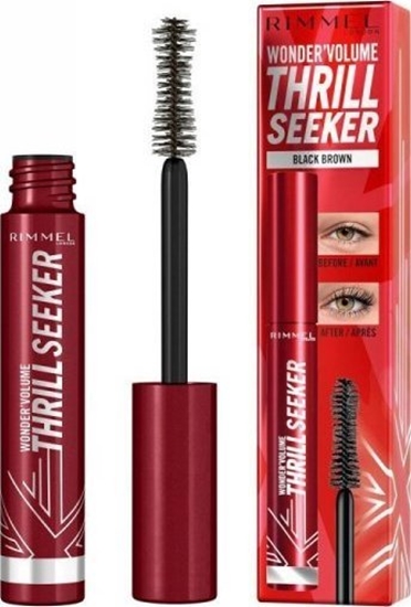 Изображение Rimmel London Tusz do Rzs Rimmel London Wonder Volume Thrill Seeker Black Brown (8 ml)