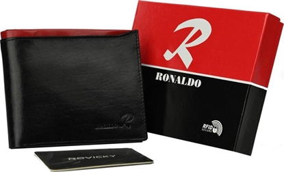 Изображение Ronaldo Poziomy portfel mski z bezpieczn sekcj na karty  Ronaldo NoSize