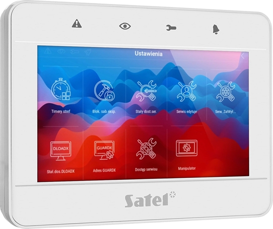 Picture of KEYPAD TOUCHSCREEN INTEGRA/INT-TSG2R-W SATEL