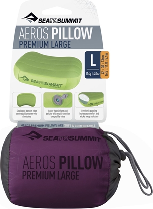 Picture of Sea To Summit Poduszka Aeros Pillow Premium fioletowa r. M (APILPREM/MG/RG)