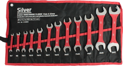 Изображение Silver KLUCZE PASKIE DWUSTRONNE 12szt. /SILVER 6-32mm