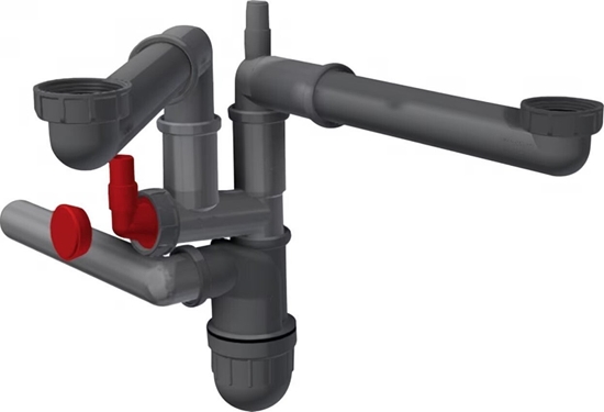 Изображение Syfon Franke Syfon butelkowy, oszczdzajacy miejsce Grey Line 2 komory