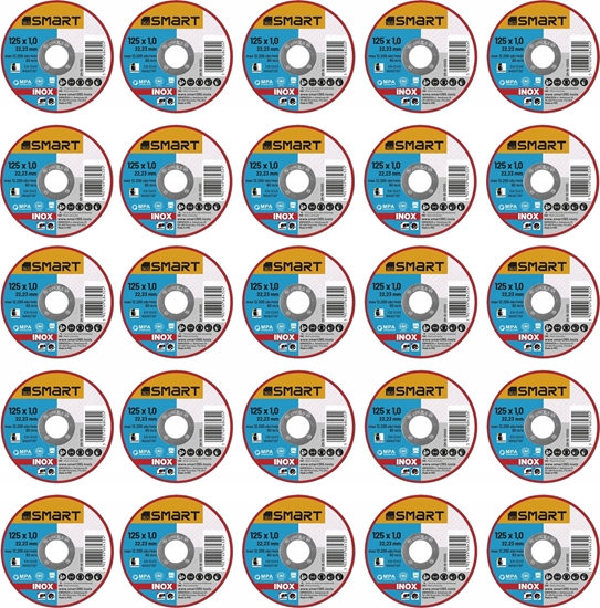 Picture of Smart Tarcza do cicia stali nierdzewnej Inox 125x1,0mm (SM-16-12510S)