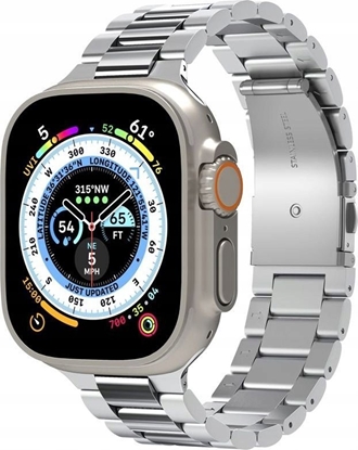 Attēls no Spigen Spigen Modern Fit 316L Band, silver - Apple Watch 49mm/45mm/44mm/42mm
