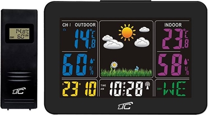 Picture of Stacja pogodowa LTC Stacja pogodowa LTC z kolorowym wywietlaczem termometr higrometr - kolor czarny