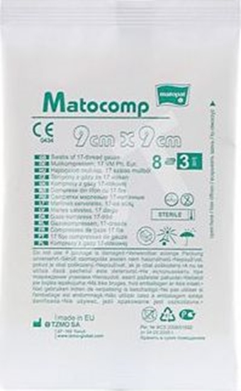 Picture of Staples Kompresy gazowe jaowe 9x9cm, 3 sztuki