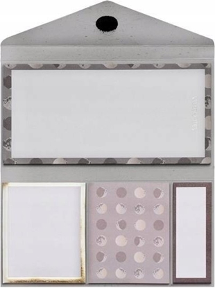 Attēls no Starpak ZAKLADKA IND 153X76 4 GREY STK FOL 24/96