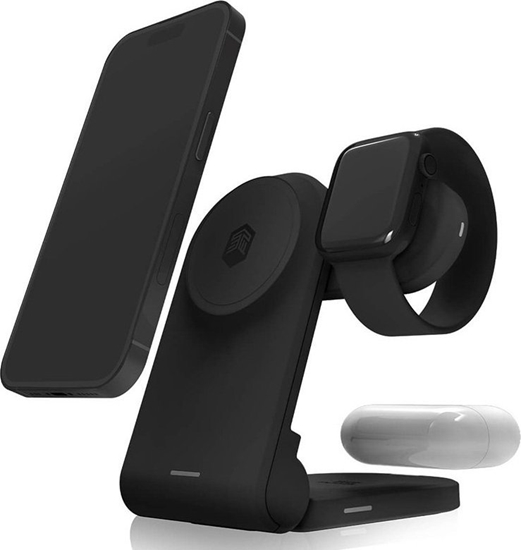 Picture of STM STM ChargeTree MAG - Mobilna adowarka bezprzewodowa 3w1 z MagSafe (czarny)