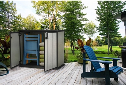 Picture of Szafa ogrodowa Keter Schowek ogrodowy Curver Keter PATIO STORE szarobrzowy