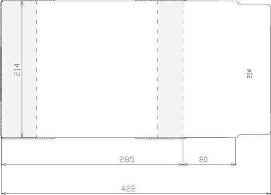 Picture of Sztapel Okadka regulowana 214x365mm (50szt)