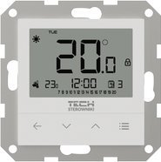 Изображение Tech Przewodowy regulator pokojowy, dwustanowy do systemów ramkowym F-4Z v1 STF-4ZV1WH