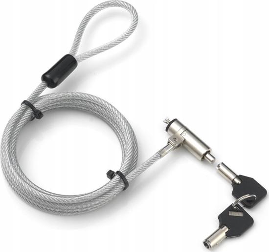Picture of Techly Linka zabezpieczajca do laptopa Techly Wedge-Lock na Klucz 1,8m