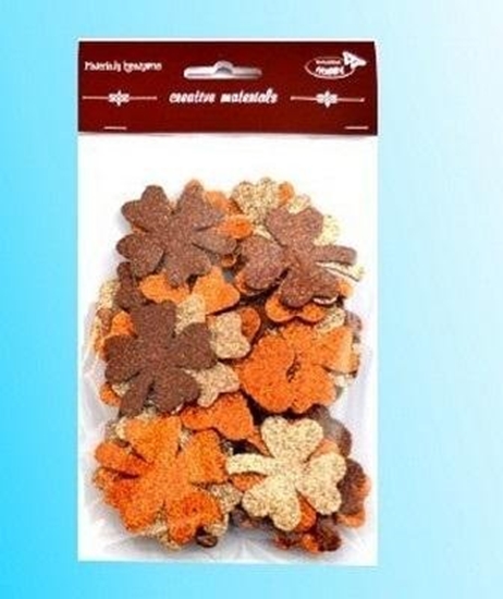 Picture of Teka Koniczyny brokatowe tonacja br±zowa 44szt