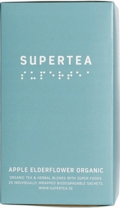 Изображение Teministeriet Teministeriet - Supertea Apple Elderflower Organic - Herbata 20 Torebek