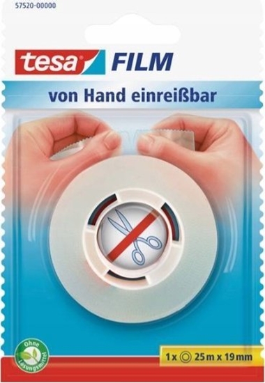 Изображение Tesa TESA 57520 25 m Polipropylen (PP) Póprzezroczysty 1 szt.