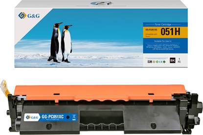 Picture of Toner G&G G&G kompatybilny toner z CRG051H, black, 4100s, NT-PC051XC, high capacity, dla Canon LBP162dw, MF269dw, MF267dw, MF264dw, N