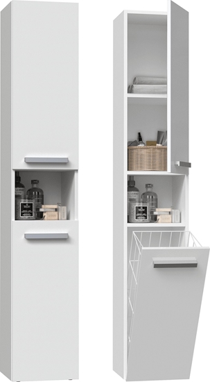 Picture of Topeshop SZAFKA AZIENKOWA REGA SUPEK KOSZ NEL III BIAY MAT