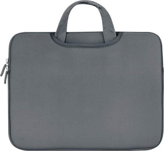 Picture of Torba Hurtel Uniwersalne etui torba na laptopa 15,6'' tablet organizer na komputer szary