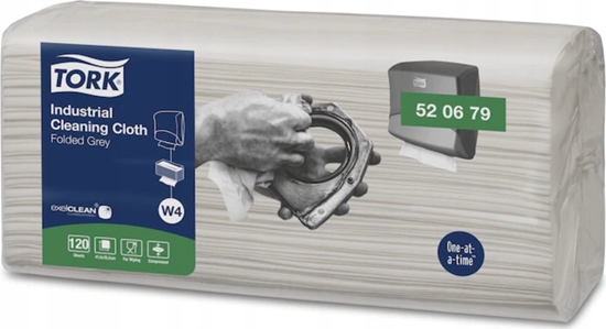 Picture of Tork  Czyciwo przemysowe w odcinkach, 120 sztuk, 1-warstwowe, premium  Biae