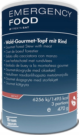 Picture of Trek N Eat EMERGENCY LINE Misny gulasz leny, 470g  [Gourmet Forest Stew with meat-EL]