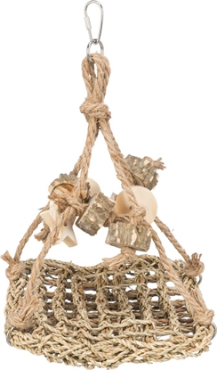 Attēls no Trixie Hutawka, dla ptaków/myszy, trawa morska, 19 x 19 cm