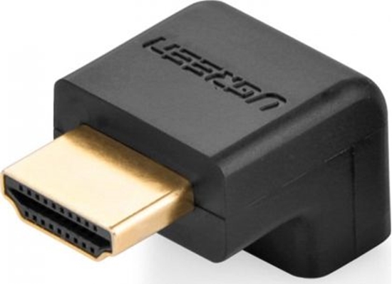 Picture of Ugreen 20109 Hdmi 2.0 Spraudnis (Type A) uz HDMI Ligzda Lejpusē 90 gr. leņķa (Type A) adapters ar 4K Attbalstu