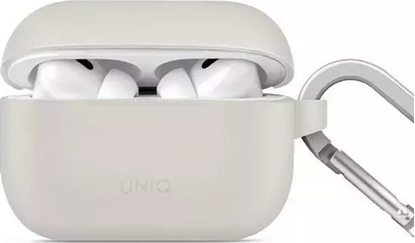 Изображение Uniq Etui ochronne na suchawki UNIQ Vencer do AirPods Pro 2 gen. Silicone szary/chalk grey