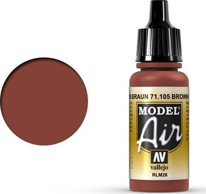 Attēls no Vallejo Vallejo Model Air Brown RLM26 71.105 uniwersalny