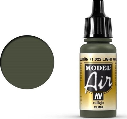 Изображение Vallejo Vallejo Model Air Light Green RLM82 71.022 uniwersalny