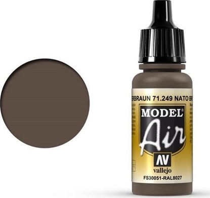 Attēls no Vallejo Vallejo Model Air NATO Brown 71.249 uniwersalny