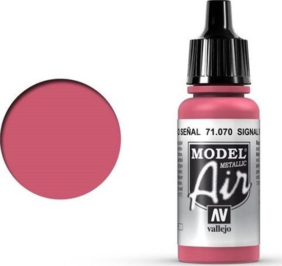 Picture of Vallejo Vallejo Model Air Signal Red Metallic 71.070 uniwersalny