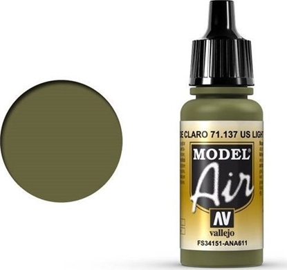 Attēls no Vallejo Vallejo Model Air US Light Green 71.137 uniwersalny