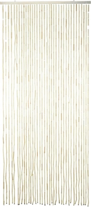 Attēls no vidaXL H&S Collection Kurtyna na drzwi, 90x200 cm, sorgo, naturalna