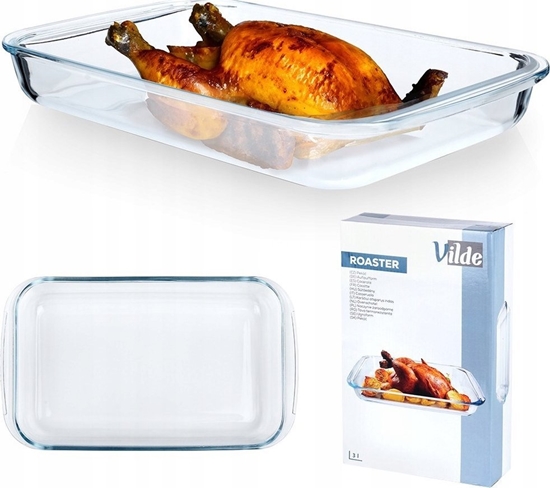 Picture of Vilde Naczynie aroodporne szklane 39,5x24x5 cm, 3 l