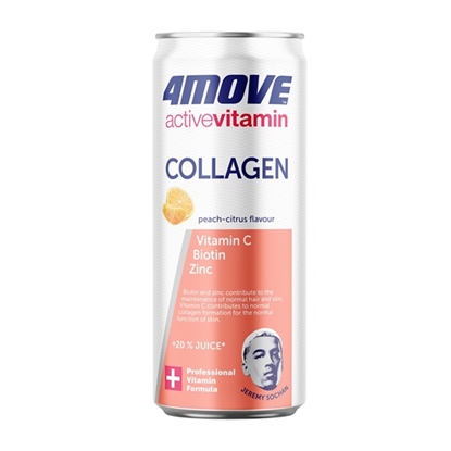 Picture of Vitamīnu ūdens 4MOVE Active Vitamin Collagen, bundžā, 0.33l (DEP)