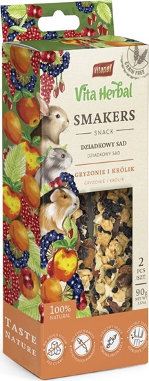 Picture of Vitapol Vita Herbal Smakers Dziadkowy sad dla gryzoni i królika, 90g, 5 szt.display