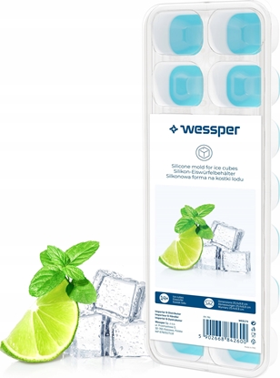 Изображение Wessper Silikonowa forma do kostek lodu - 14 kostek