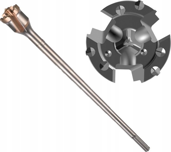 Picture of Frēzēšanas kronītis Milwaukee 4932492060; SDS-Max; TCT; 80x550 mm